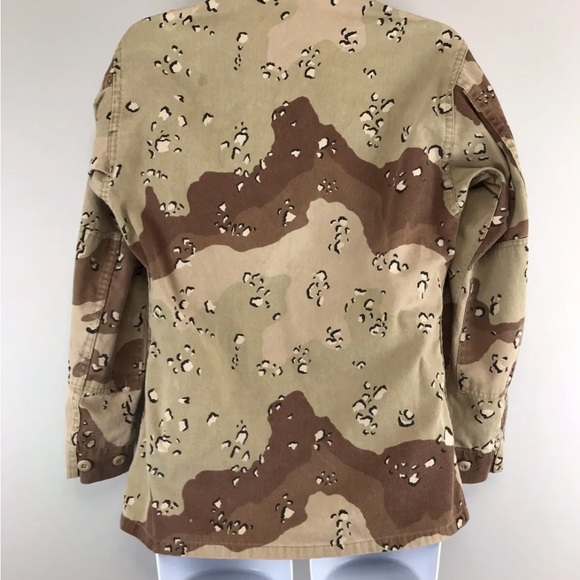 Propper Paintball Brown Light Camo Jacket Sniper Patch Mens S - Picture 10 of 12